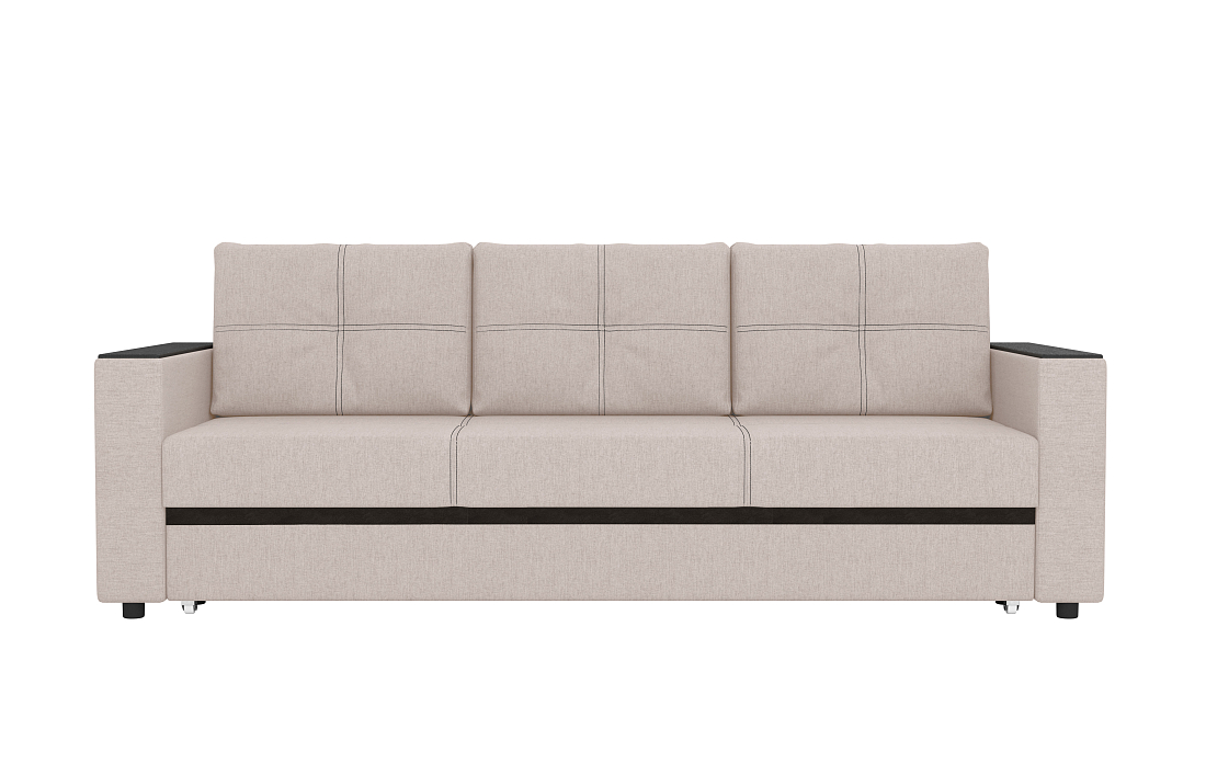 Смарт/ Диван - кровать 3-х мест жаккардовая ролан 9/1 кремовая